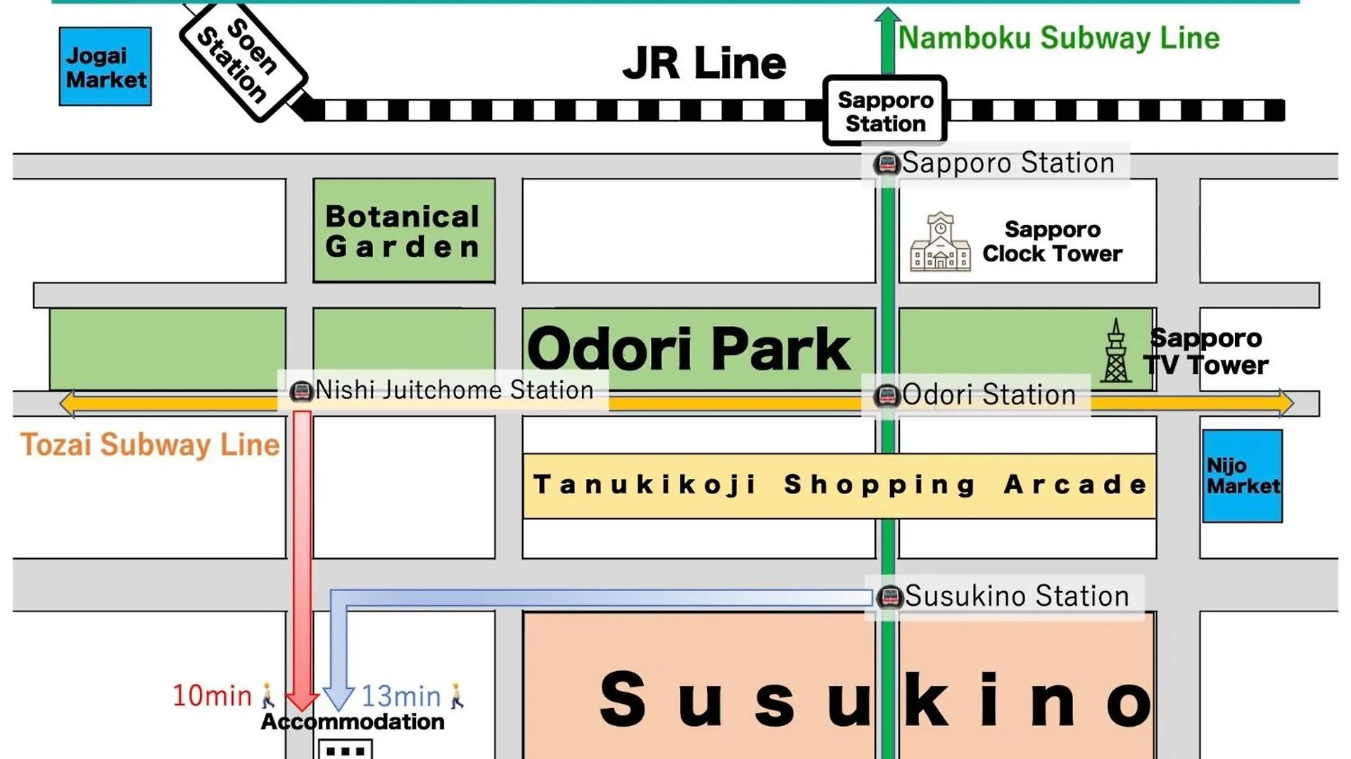 Endless Mitsui Minami 5Jo II - Vacation Stay 18394 Sapporo Apartment